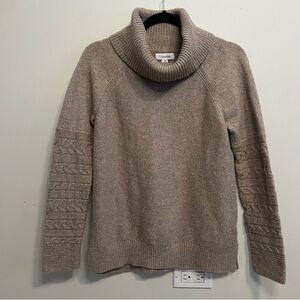 Calvin Klein Women's Taupe Turtleneck Sweater